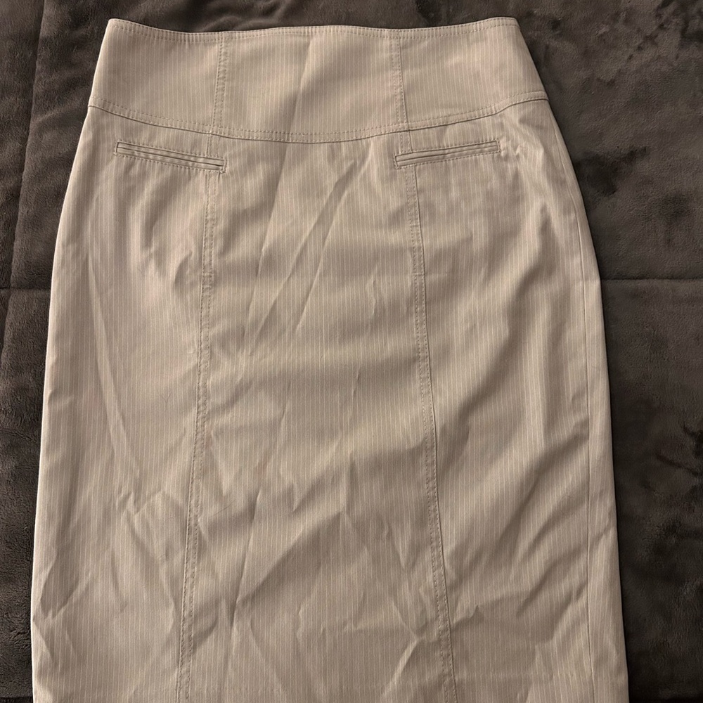 The Limited Beige Pencil Skirt